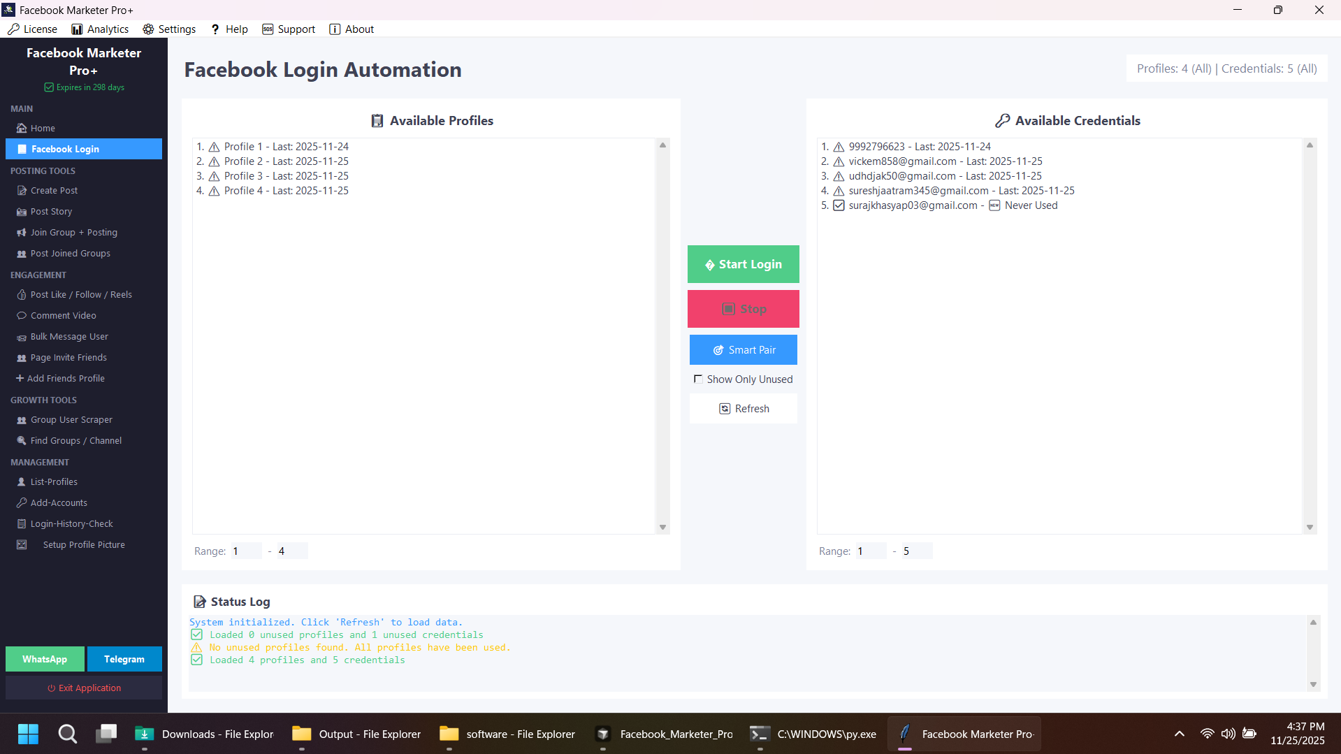 Advanced Facebook Marketing Software | Auto Poster, Comment Bot, Scraper lifetime software